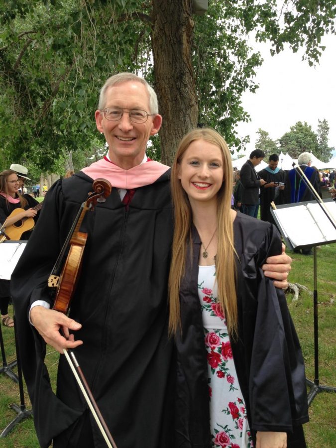 Jonathan Armerding and Savannah Bradley 18 at graduation, May, 2018.
