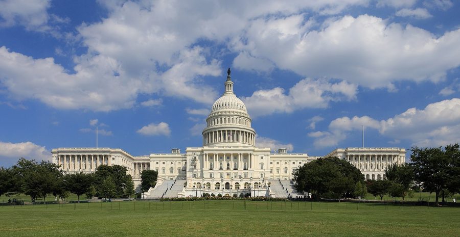 The US Capitol, where Congress has agreed to fund the government for 2 months, and to raise the debt ceiling.