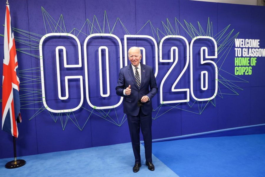 President Biden at the COP 26 Conference in Glasgow