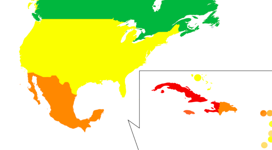 North America and the Caribbean
