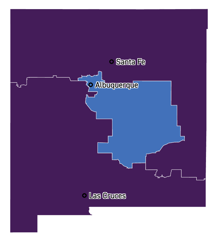 NM Congrssional districts 2022