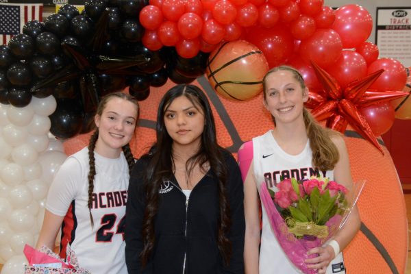 Academy Girls Varsity Basketball Take on Bernalillo Spartans During Senior Night