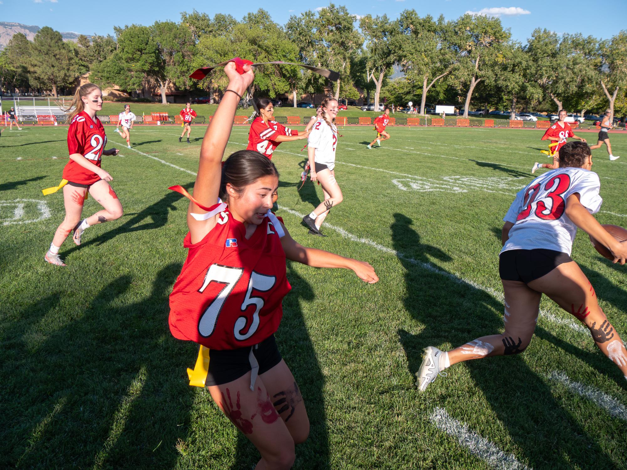 Juniors Give "Best Dance Performance," Seniors Win 14-6 at Flag Football 2024