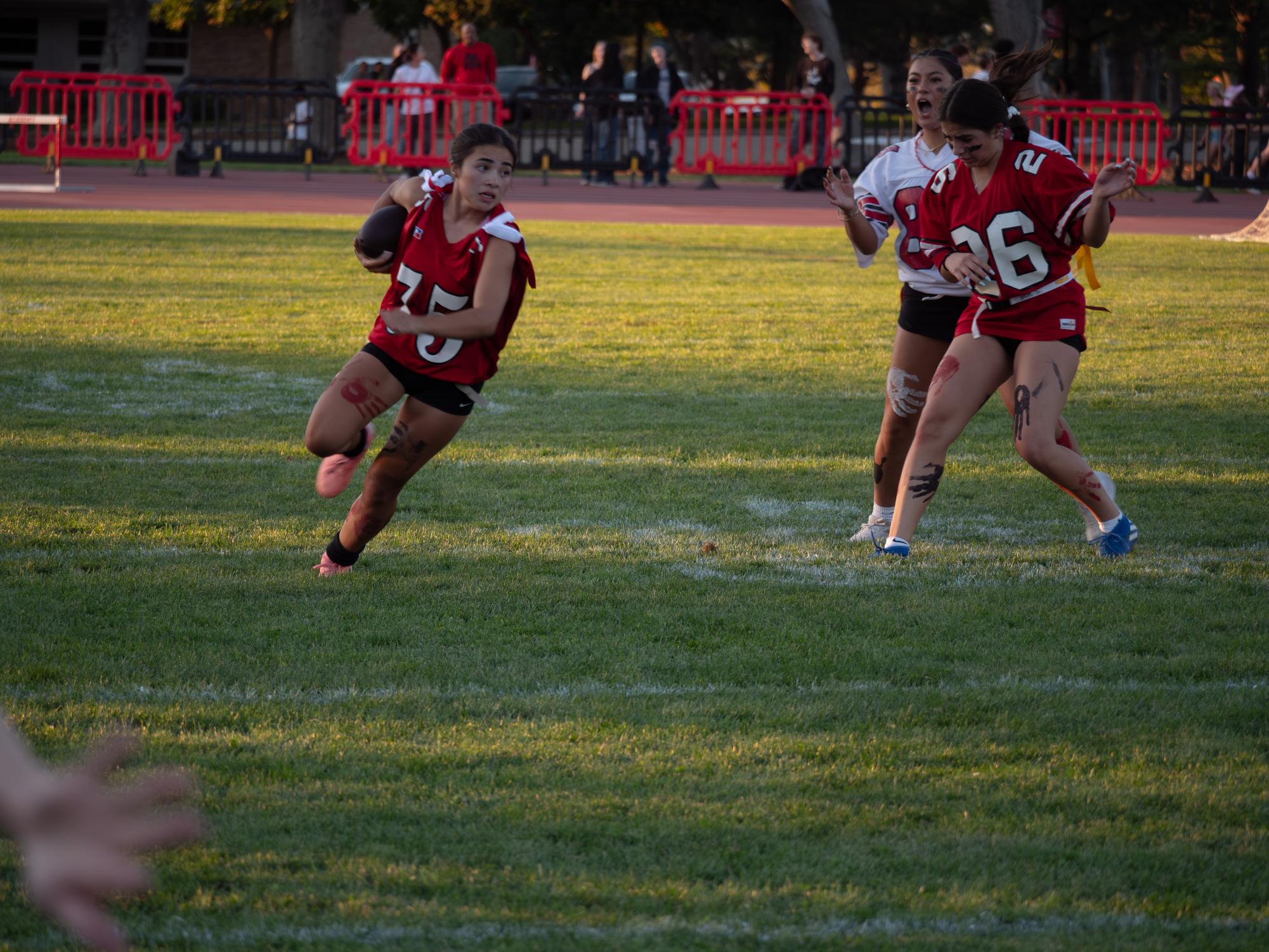 Juniors Give "Best Dance Performance," Seniors Win 14-6 at Flag Football 2024