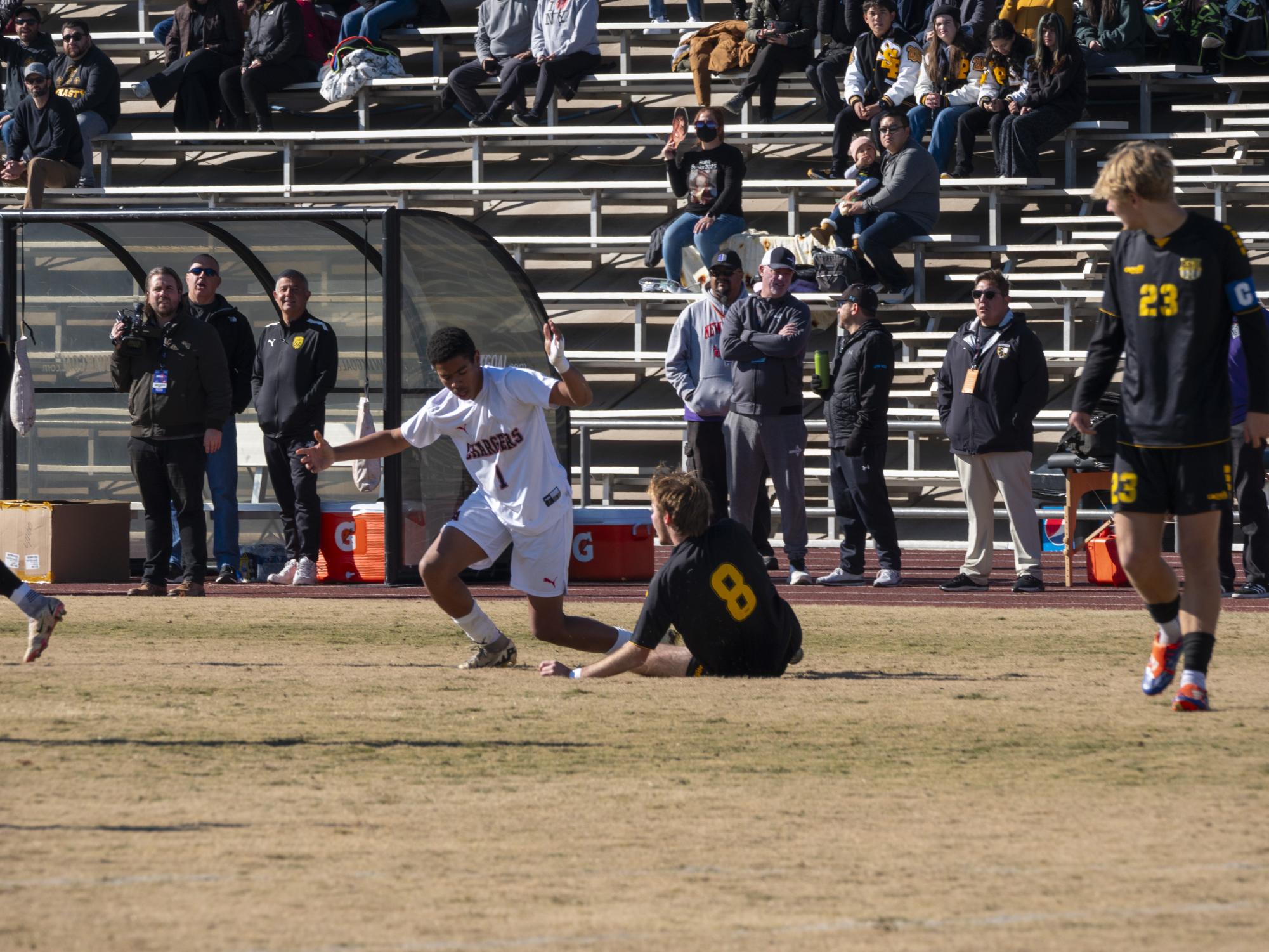 Charger Boys Varsity Soccer Win State Championship in Decisive Victory Over St. Pius