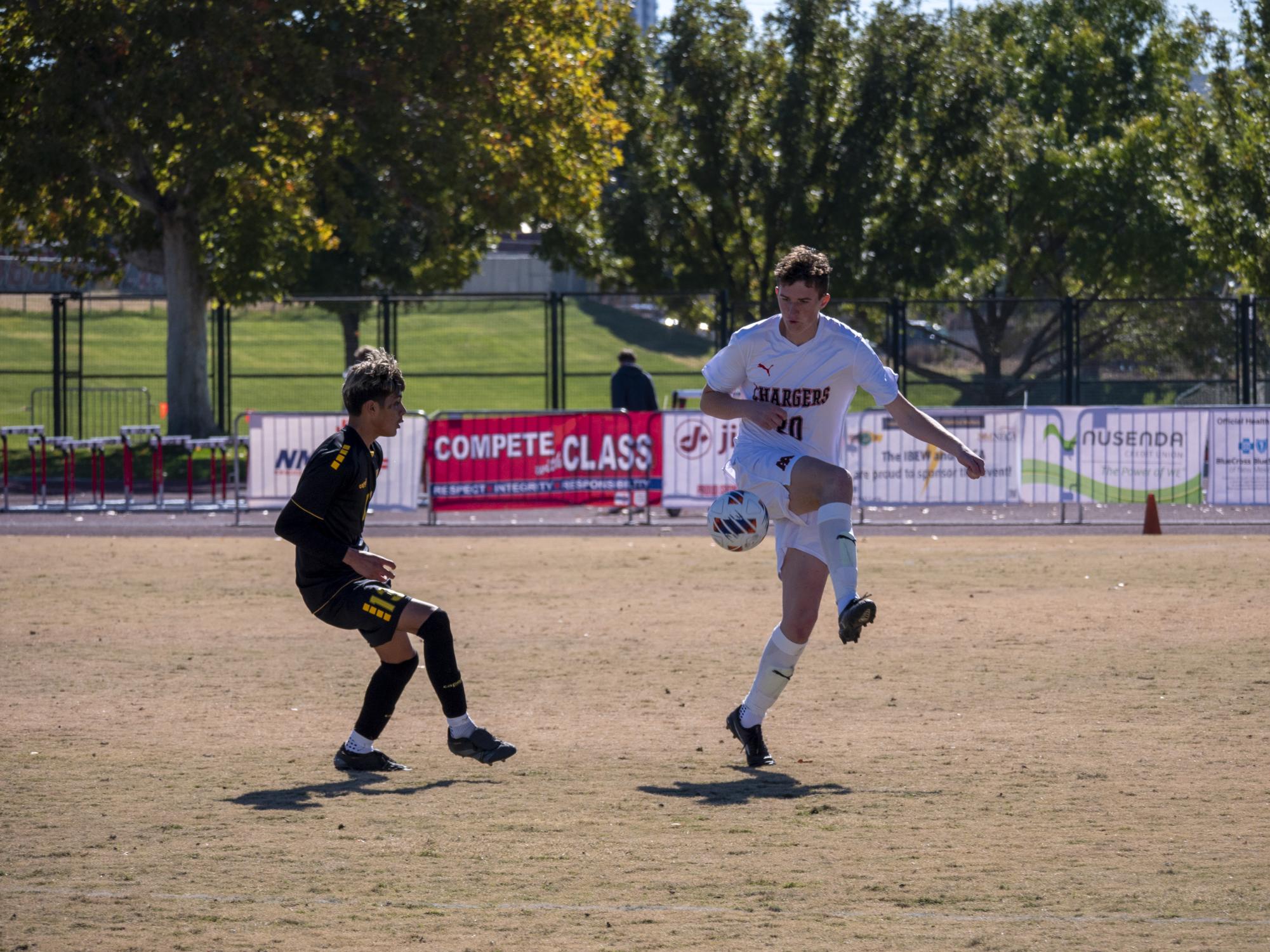 Charger Boys Varsity Soccer Win State Championship in Decisive Victory Over St. Pius