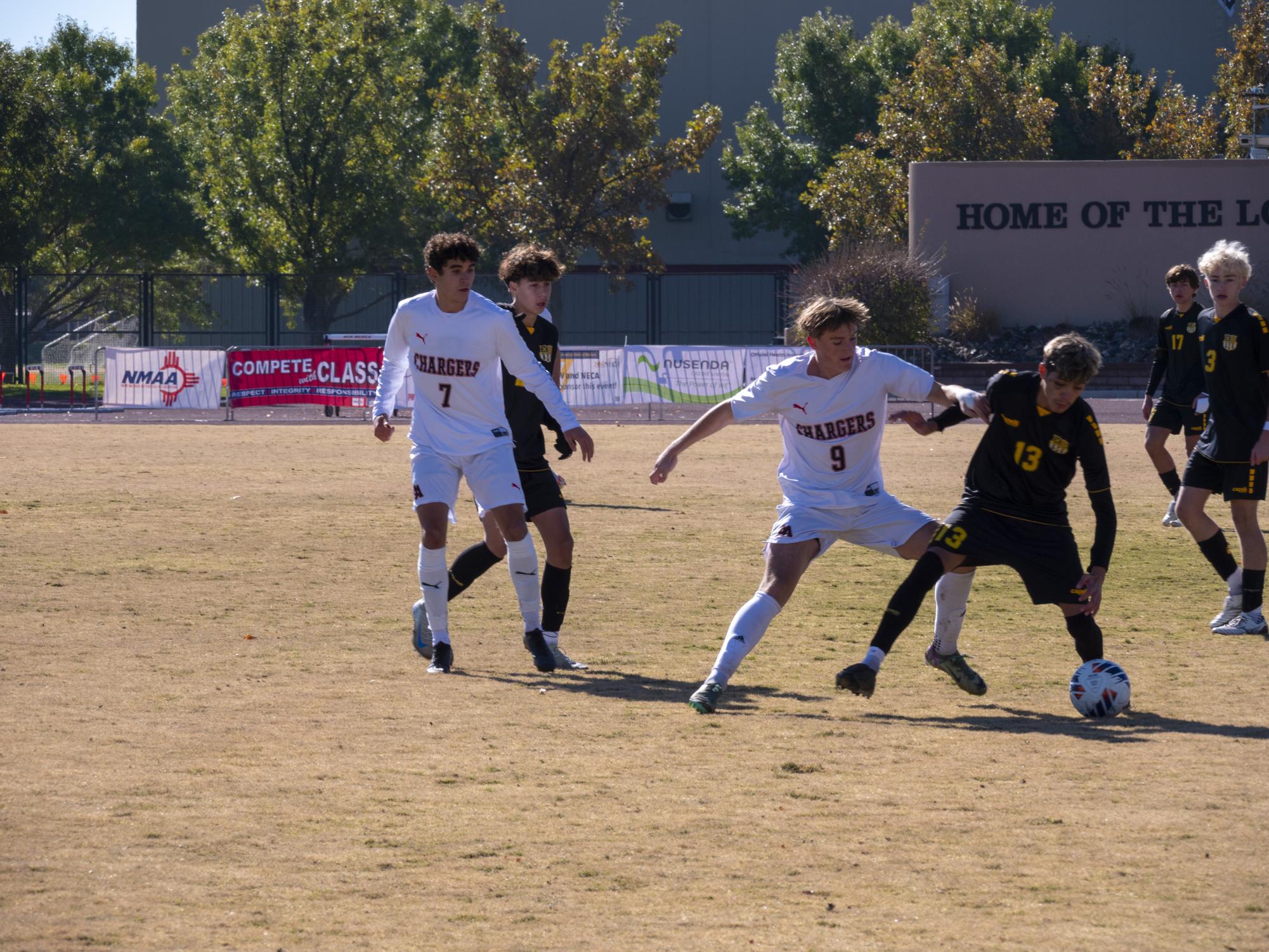 Charger Boys Varsity Soccer Win State Championship in Decisive Victory Over St. Pius