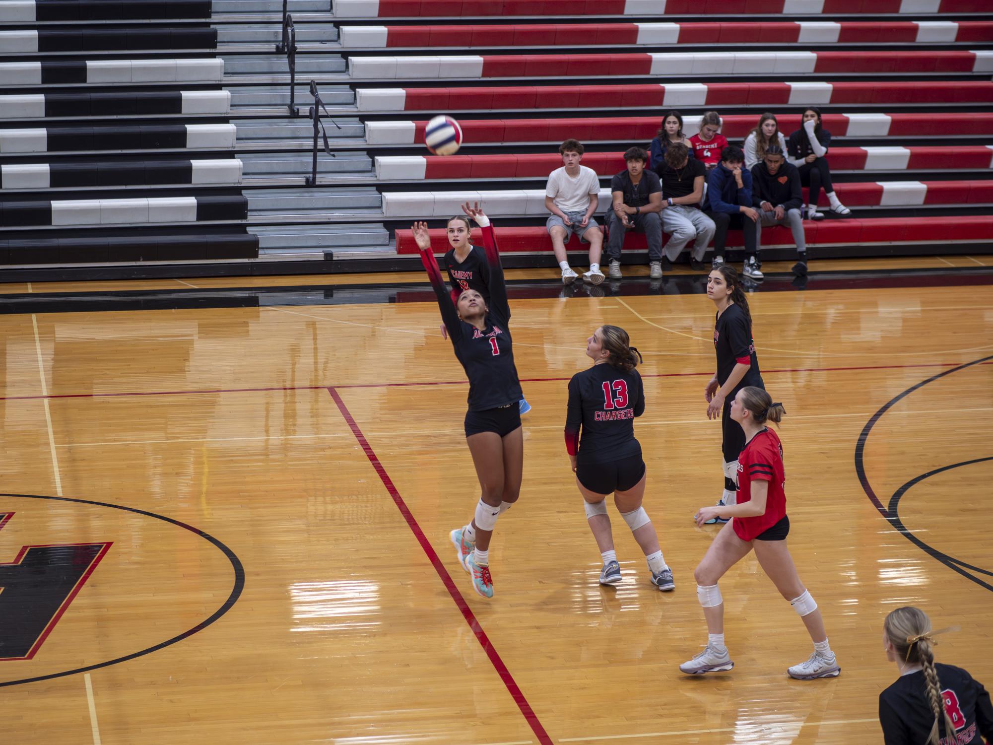 Girls Varsity Volleyball Wins Against Bernalillo in Closer to the Regular Season