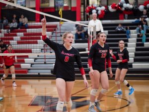 Girls Varsity Volleyball Wins Against Bernalillo in Closer to the Regular Season