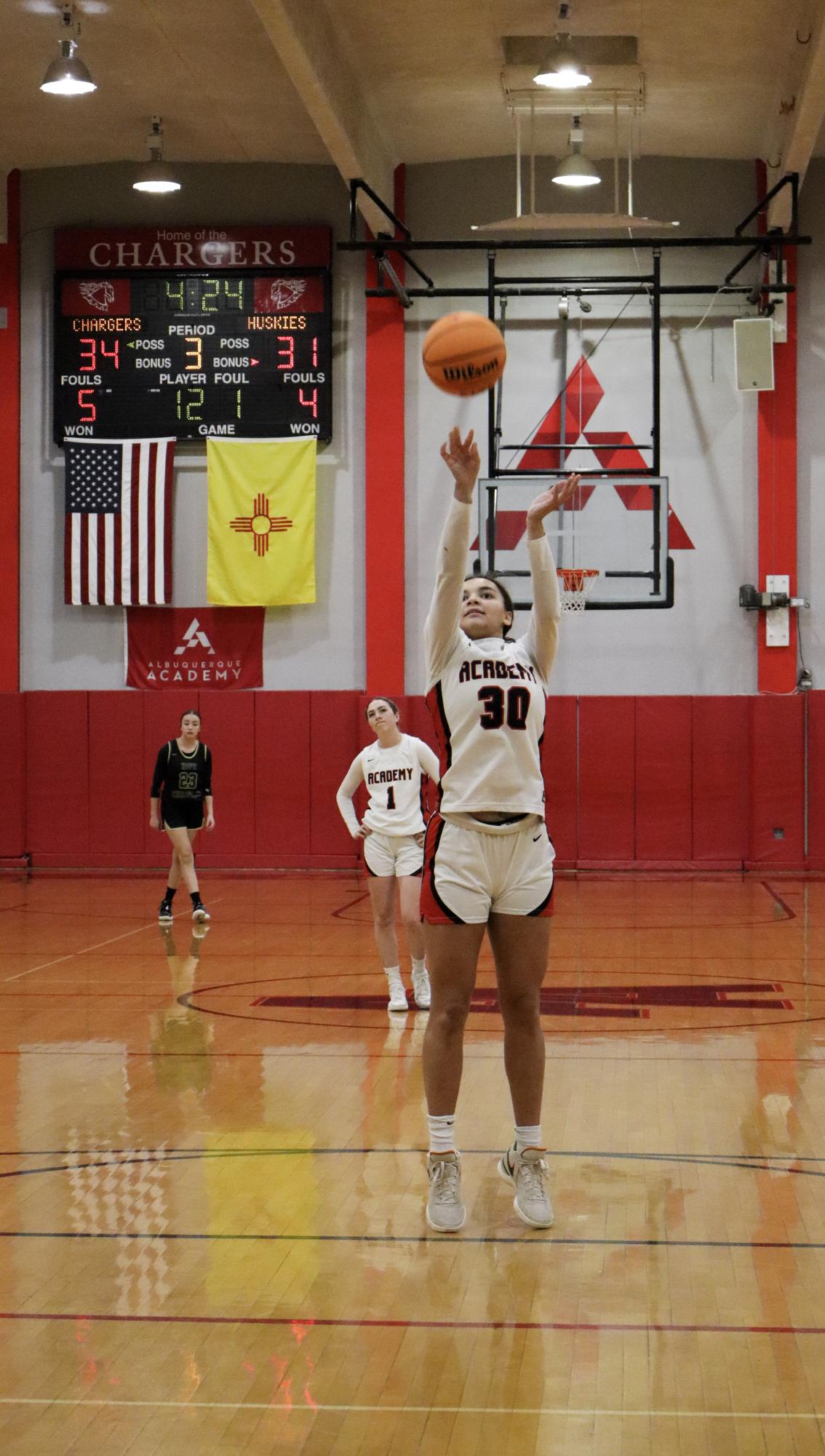 Chargers Girls Basketball Beats Hope Huskies 55-49