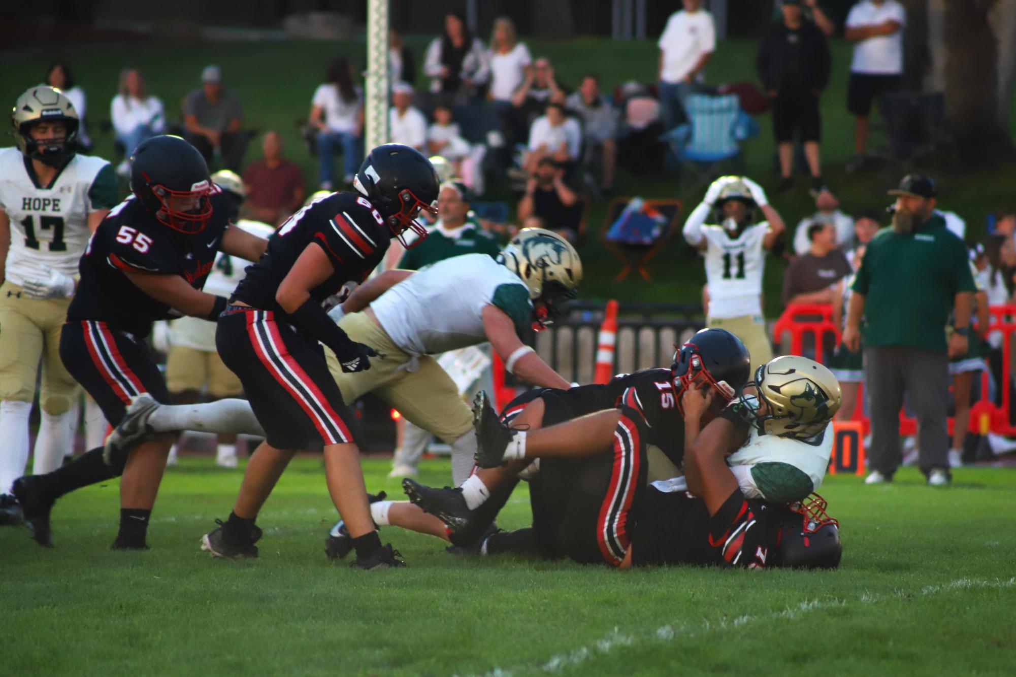 Chargers and Cheer Team Draw Crowds Under the Lights