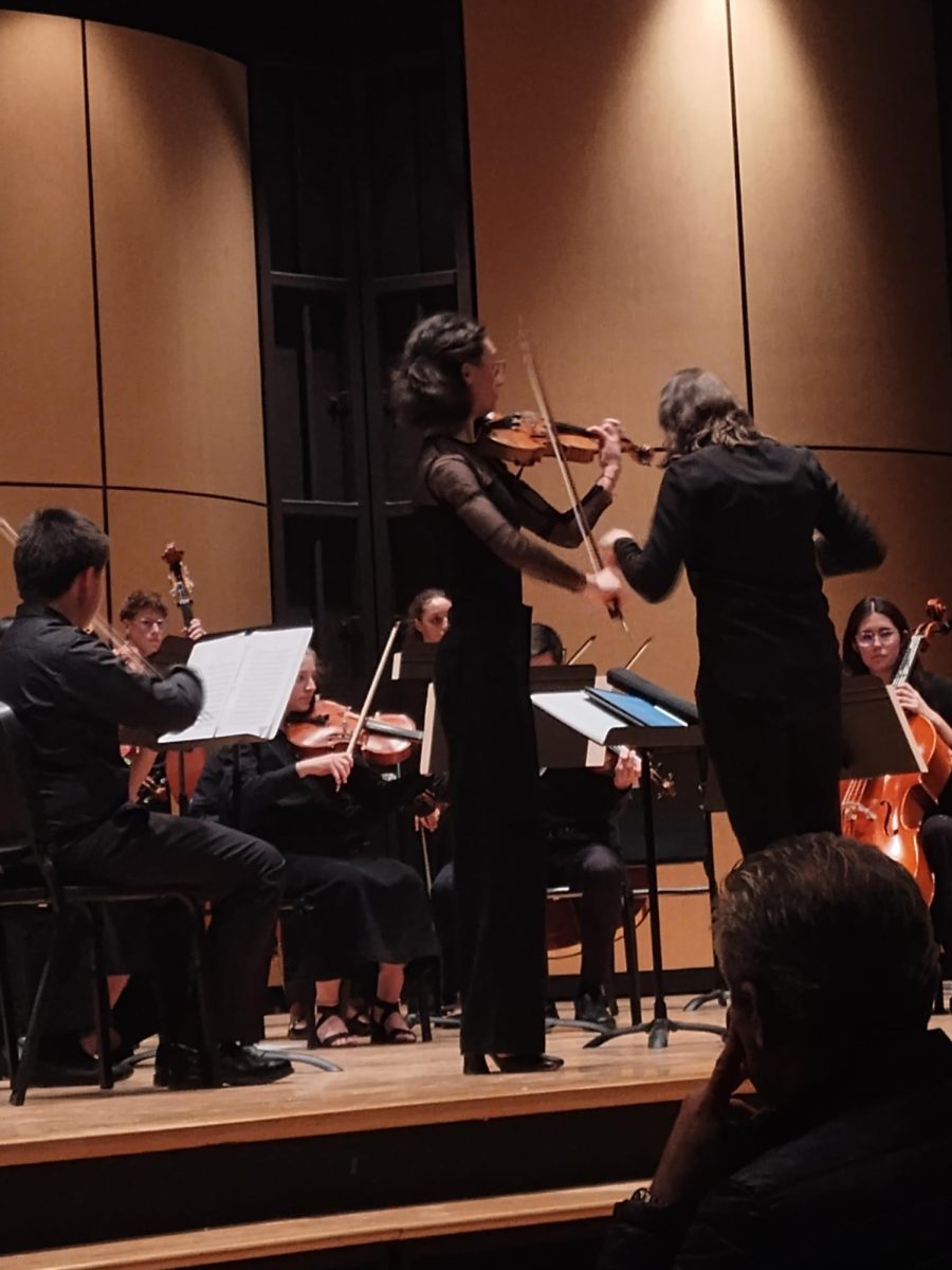 Anna '26 combines her senior solo with the Chamber Players' performance