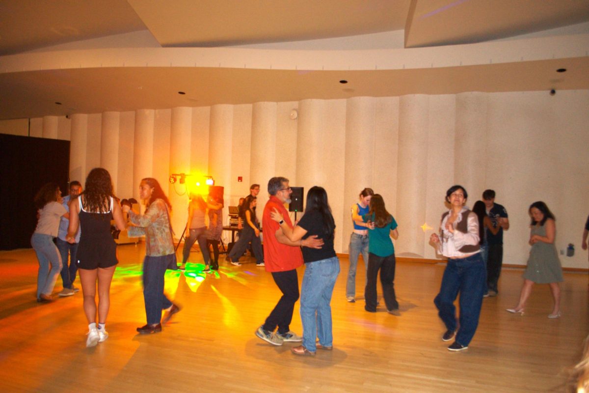 Students and staff dance the night away with newfound salsa skills.
